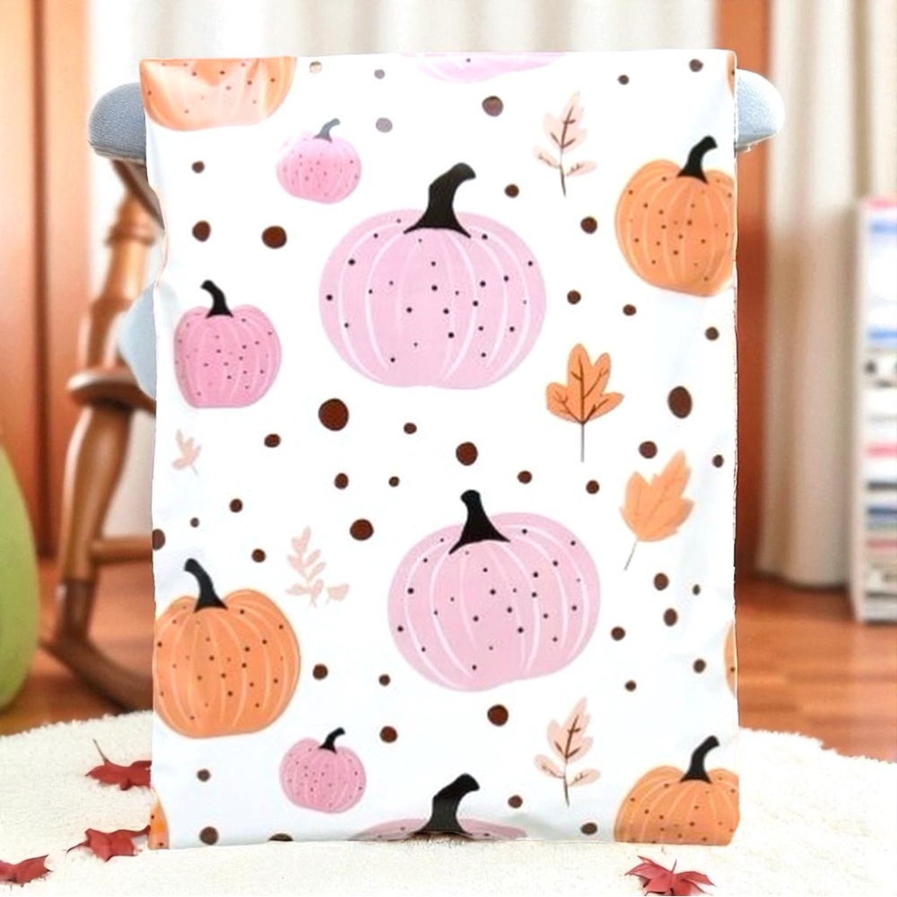 Pumpkins Poly Mailers 10x13 Pack of 25 - Picture 4 of 10